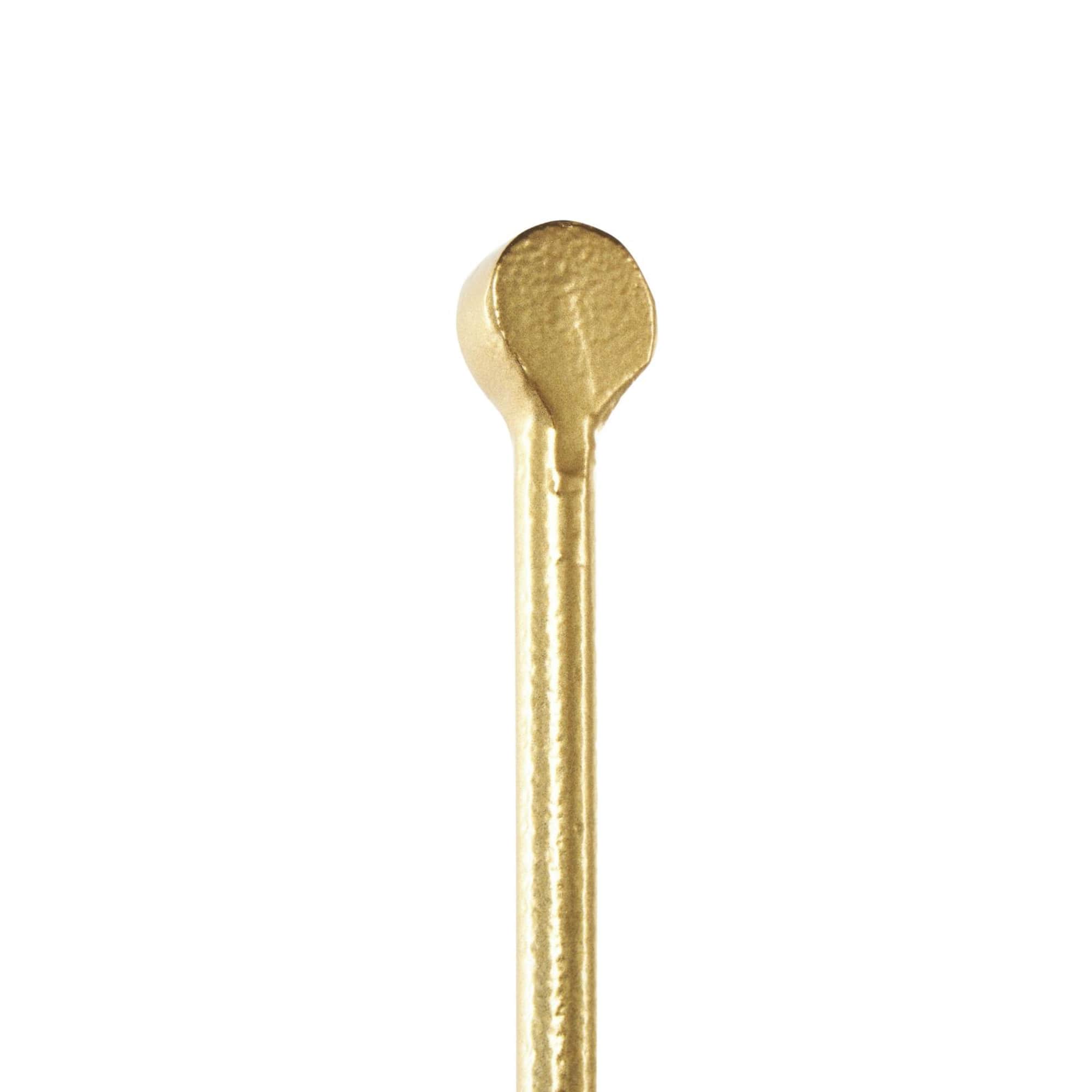 Gold Metal Fixed Easel with Ball Accent Set